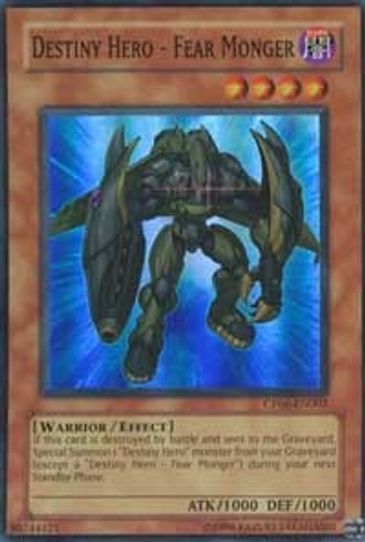 Destiny Hero - Fear Monger (CP06-EN002 ) [Champion Pack 6]