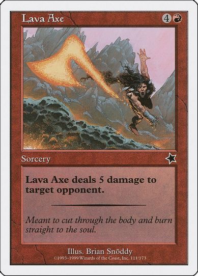 Lava Axe (111) [Starter 1999]