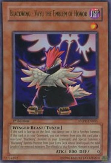 Blackwing - Vayu the Emblem of Honor (ANPR-EN005) [Ancient Prophecy]