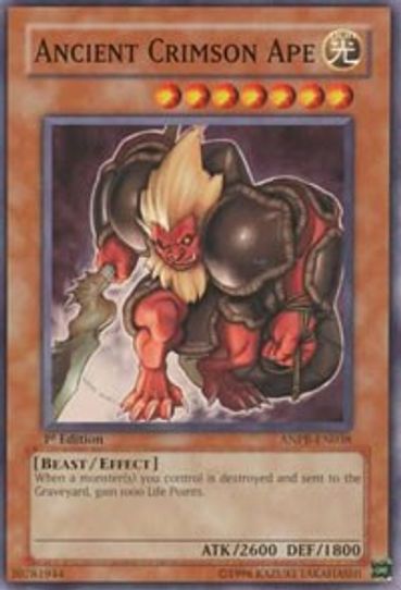 Ancient Crimson Ape (ANPR-EN038) [Ancient Prophecy]