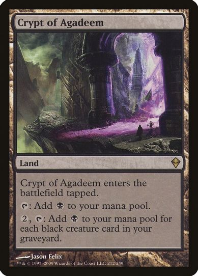 Crypt of Agadeem (212) [Zendikar]