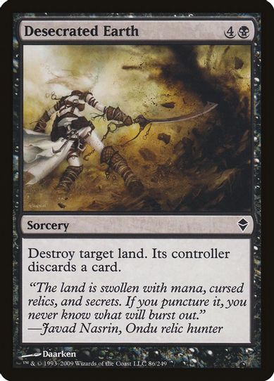 Desecrated Earth (86) [Zendikar]