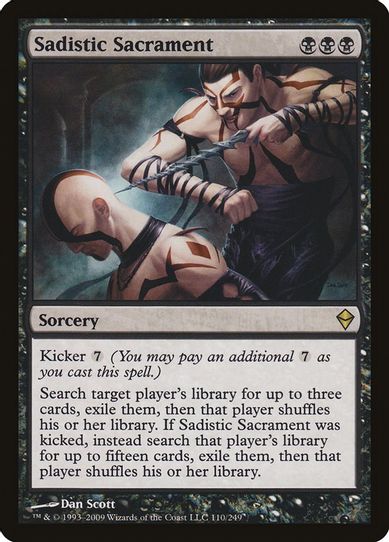 Sadistic Sacrament (110) [Zendikar]