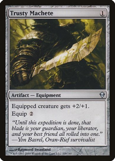 Trusty Machete (209) [Zendikar]