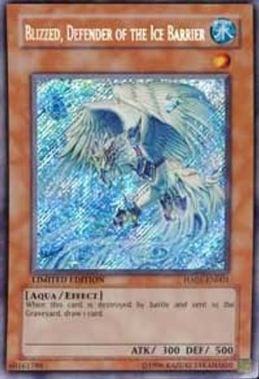 Blizzed, Defender of the Ice Barrier (HA01-EN001) [Hidden Arsenal]