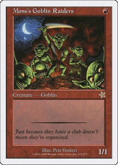 Mons's Goblin Raiders (112) [Starter 1999]