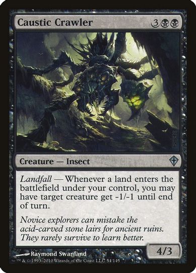 Caustic Crawler (54) [Worldwake]