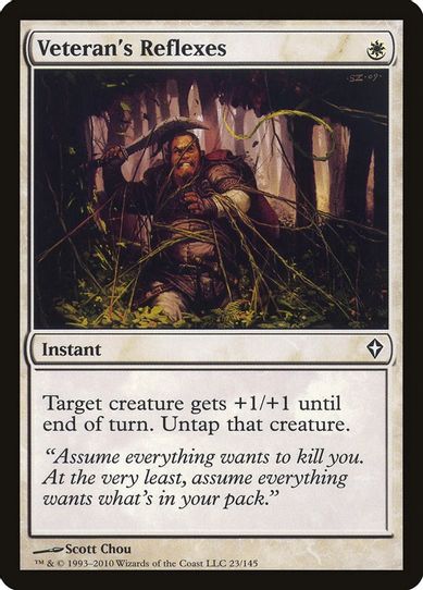 Veteran's Reflexes (23) [Worldwake]