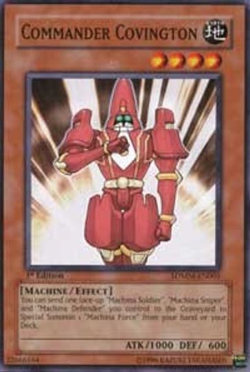 Commander Covington (SDMM-EN005) [Structure Deck: Machina Mayhem]