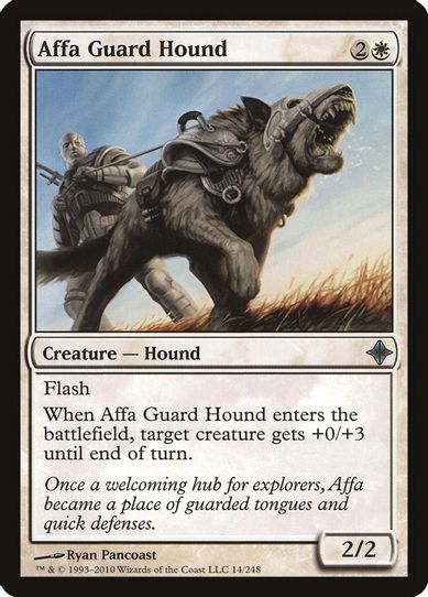 Affa Guard Hound (14) [Rise of the Eldrazi]