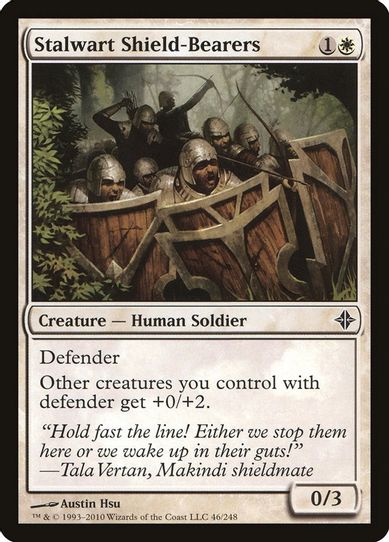 Stalwart Shield-Bearers (46) [Rise of the Eldrazi]