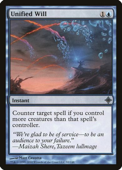 Unified Will (92) [Rise of the Eldrazi]