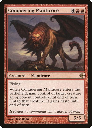 Conquering Manticore (139) [Rise of the Eldrazi]