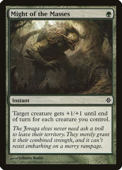 Might of the Masses (196) [Rise of the Eldrazi]