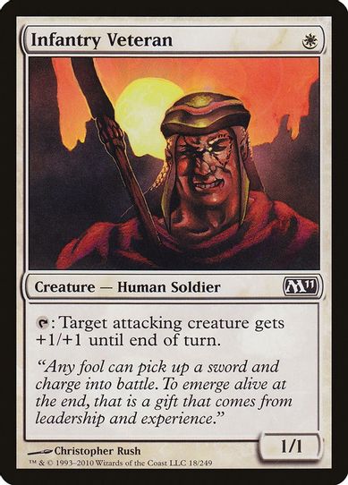 Infantry Veteran [Magic 2011 (M11)]