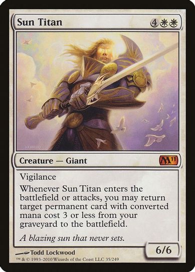 Sun Titan (35) [Magic 2011 (M11)]