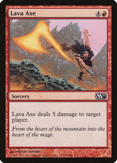 Lava Axe (147) [Magic 2011 (M11)]