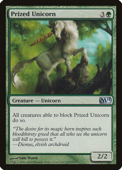 Prized Unicorn [Magic 2011 (M11)]