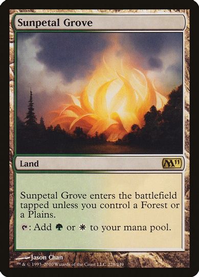 Sunpetal Grove (228) [Magic 2011 (M11)]