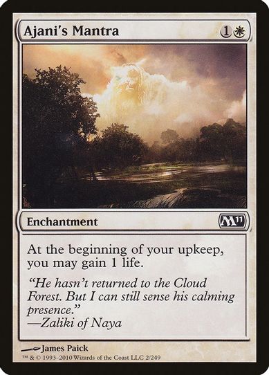 Ajani's Mantra (2) [Magic 2011 (M11)]