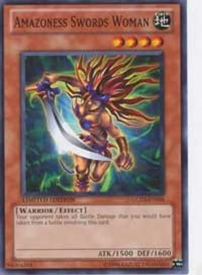 Amazoness Swords Woman (GLD3-EN006) [Gold Series 3]