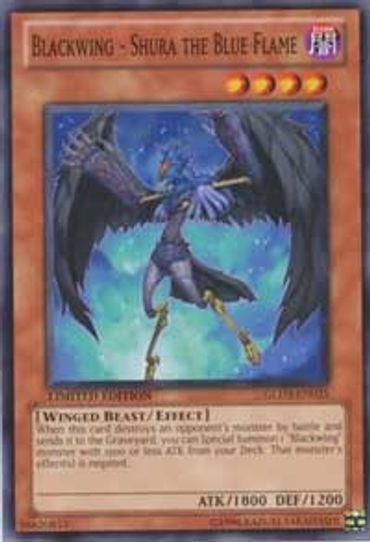 Blackwing - Shura the Blue Flame (GLD3-EN025) [Gold Series 3]