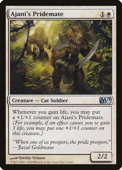 Ajani's Pridemate [Magic 2011 (M11)]