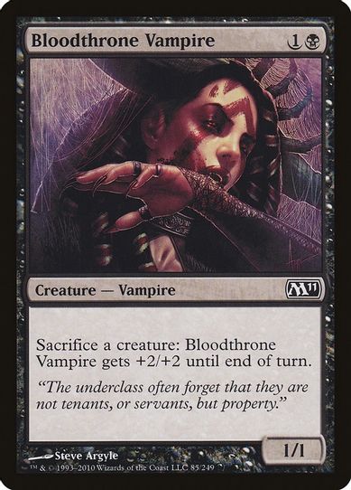 Bloodthrone Vampire (85) [Magic 2011 (M11)]