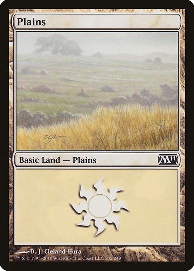 Plains (232) [Magic 2011 (M11)]
