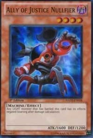 Ally of Justice Nullfier (HA02-EN018) [Hidden Arsenal 2]