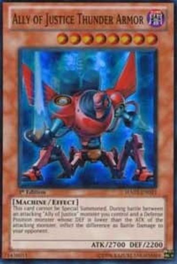 Ally of Justice Thunder Armor (HA02-EN021) [Hidden Arsenal 2]