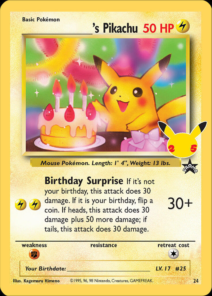 _____'s Pikachu (24) [Celebrations: Classic Collection]