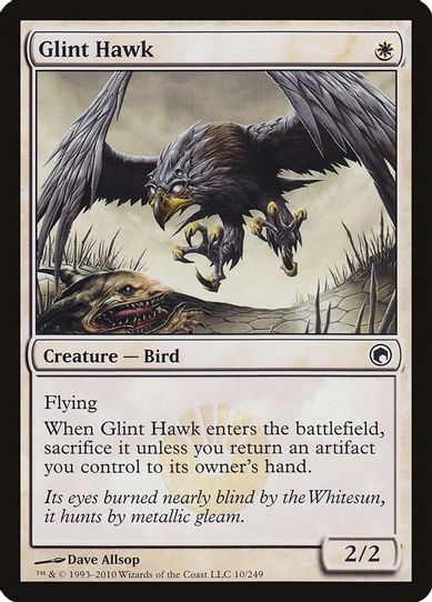 Glint Hawk (10) [Scars of Mirrodin]