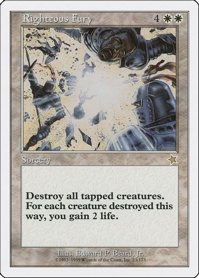 Righteous Fury (23) [Starter 1999]