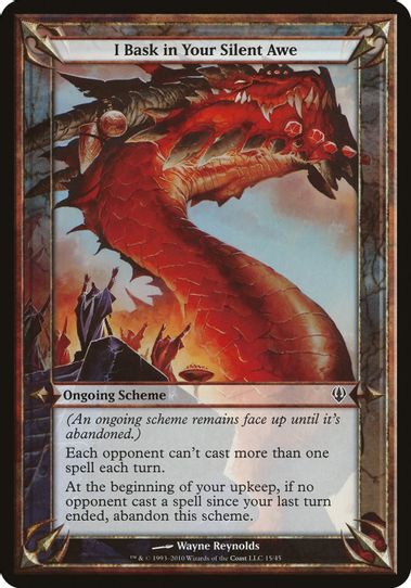 I Bask in Your Silent Awe (Archenemy) [Oversize Cards]