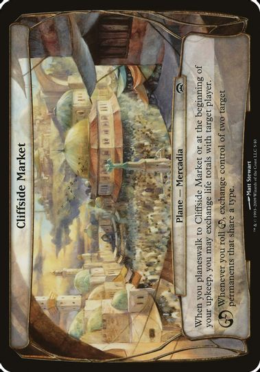 Cliffside Market (Planechase) [Oversize Cards]