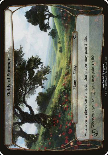 Fields of Summer (Planechase) [Oversize Cards]