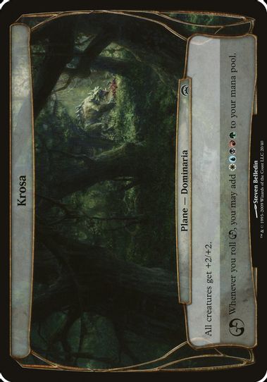 Krosa (Planechase) [Oversize Cards]