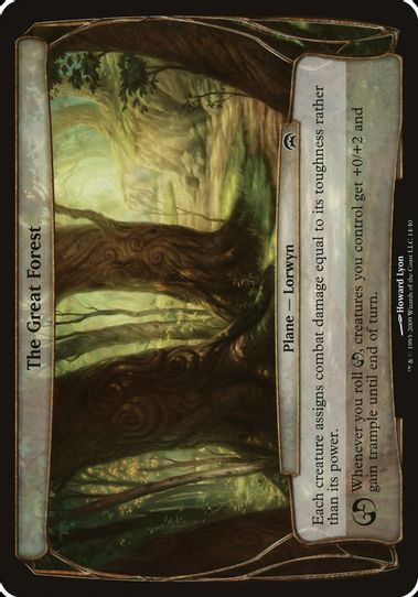 The Great Forest (Planechase) [Oversize Cards]