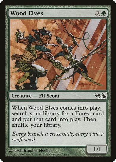 Wood Elves [Duel Decks: Elves vs. Goblins]