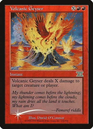 Volcanic Geyser [FNM Promos]