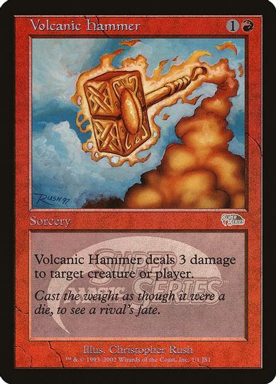 Volcanic Hammer (Super Series) (1) [Junior Series Promos]