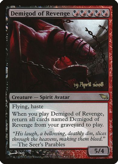 Demigod of Revenge (36) [Prerelease Cards]