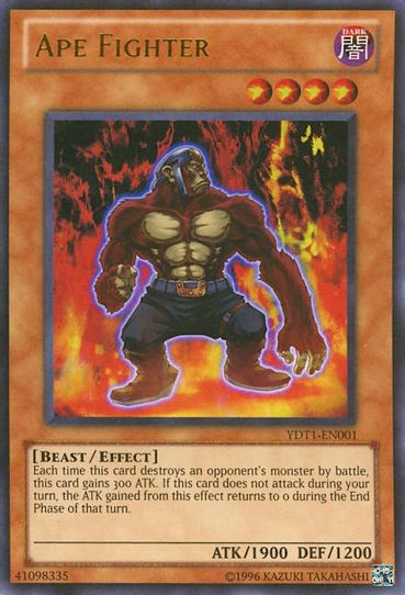 Ape Fighter (D's Duel Transer) (YDT1-EN001) [Yu-Gi-Oh! Video Game Promotional Cards]
