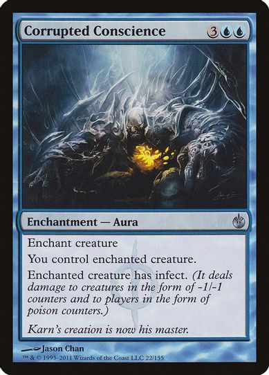 Corrupted Conscience (22) [Mirrodin Besieged]