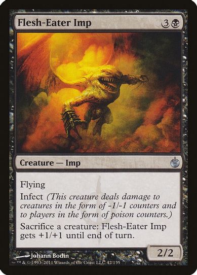 Flesh-Eater Imp (42) [Mirrodin Besieged]