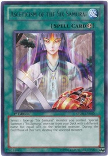 Asceticism of the Six Samurai (STOR-EN050) [Storm of Ragnarok]