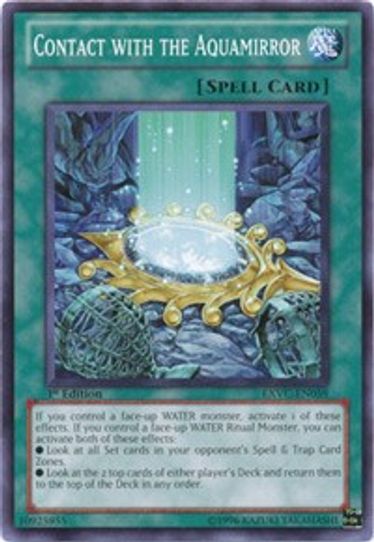 Contact with the Aquamirror (EXVC-EN059) [Extreme Victory]