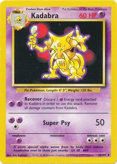 Kadabra (32/102) [Base Set]