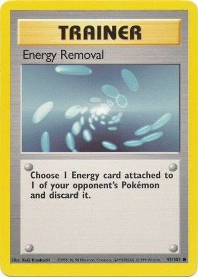 Energy Removal (92/102) [Base Set]